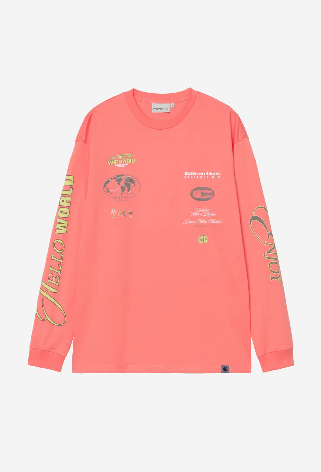Carhartt Audio Archives WIP L/S T-Shirt Black