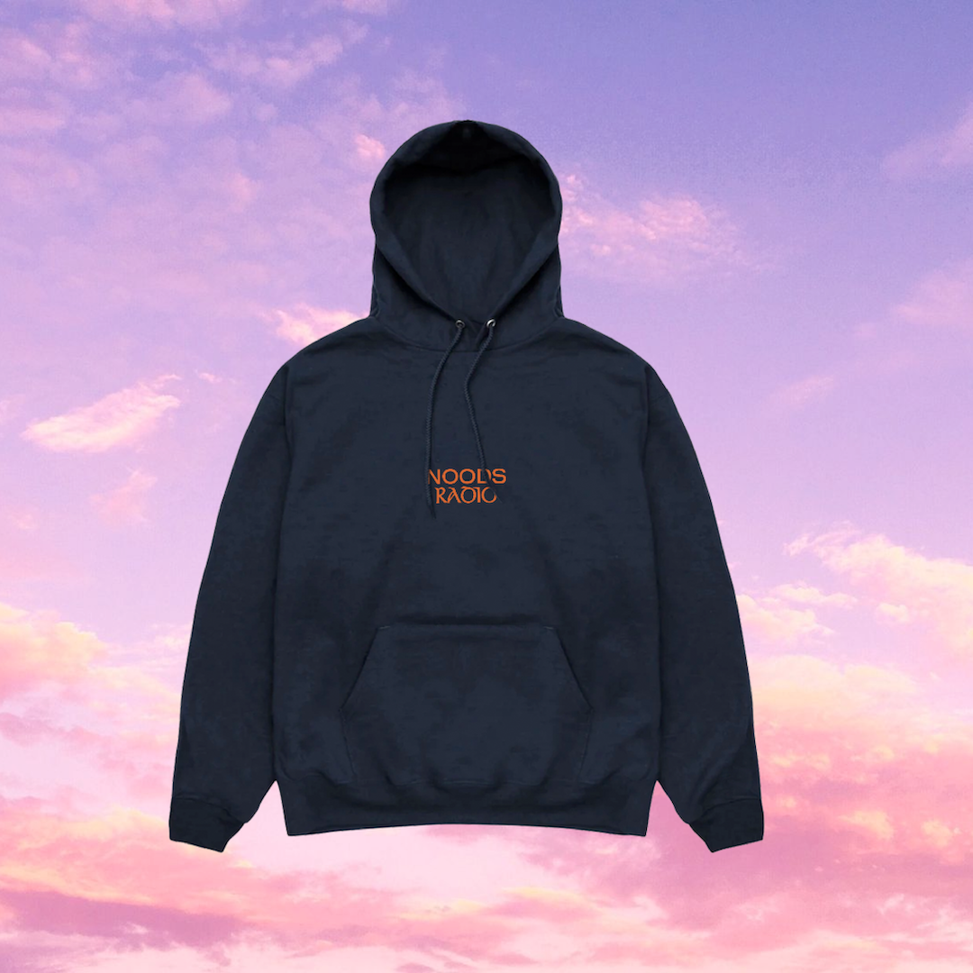 Black & Navy Blue Logo Hoodies