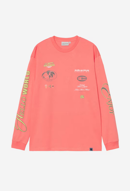 Carhartt Audio Archives WIP L/S T-Shirt Black