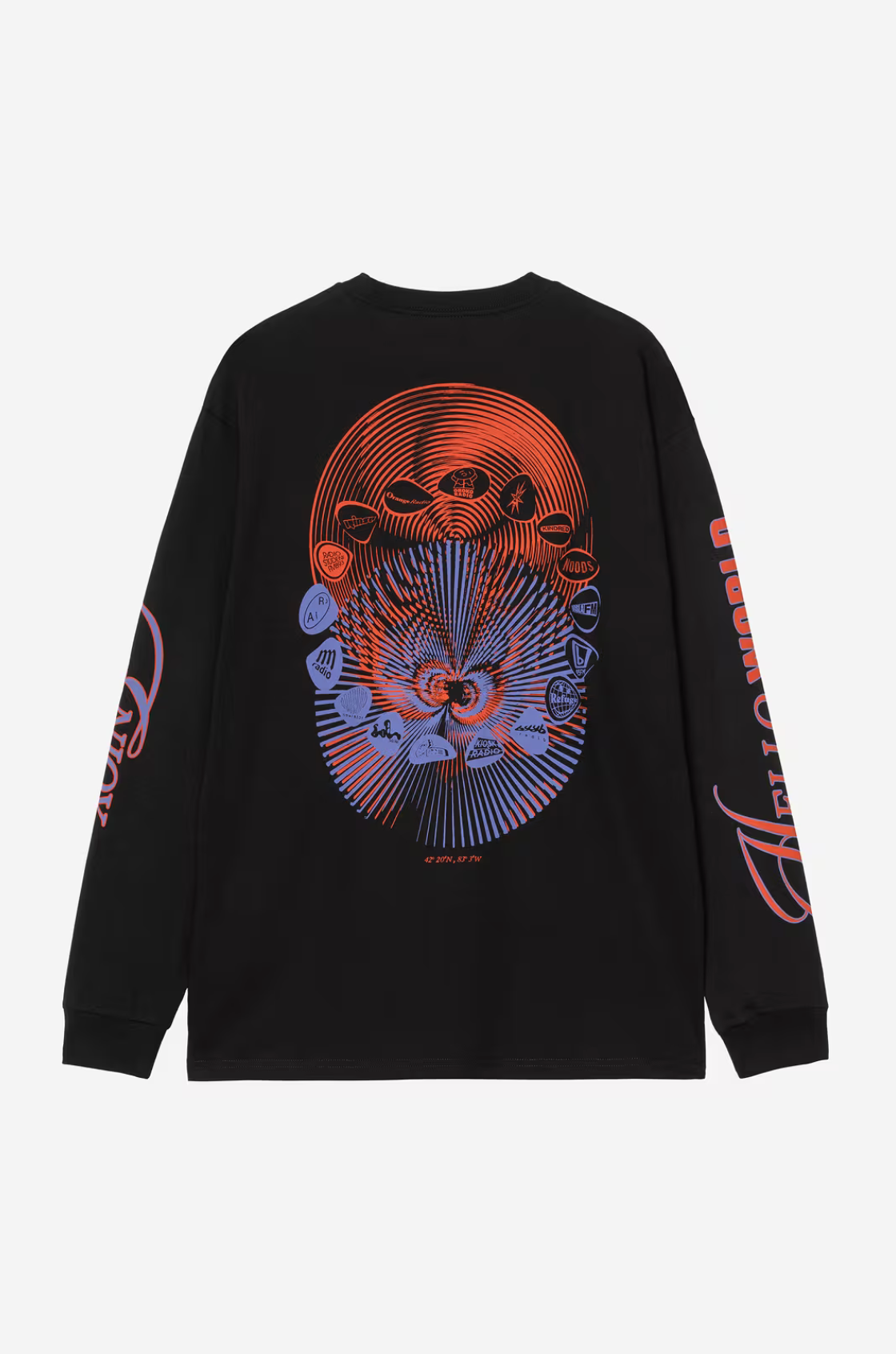 Carhartt Audio Archives WIP L/S T-Shirt Black