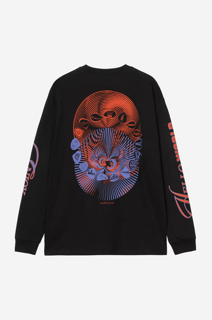 Carhartt Audio Archives WIP L/S T-Shirt Black