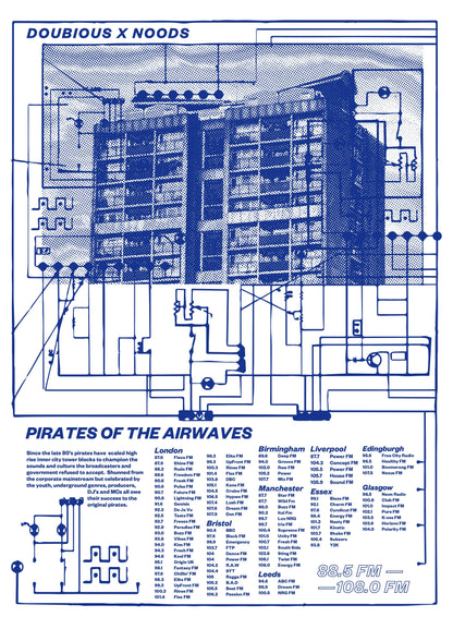 Noods x Zoltan Doubious: Pirate Radio T-shirt